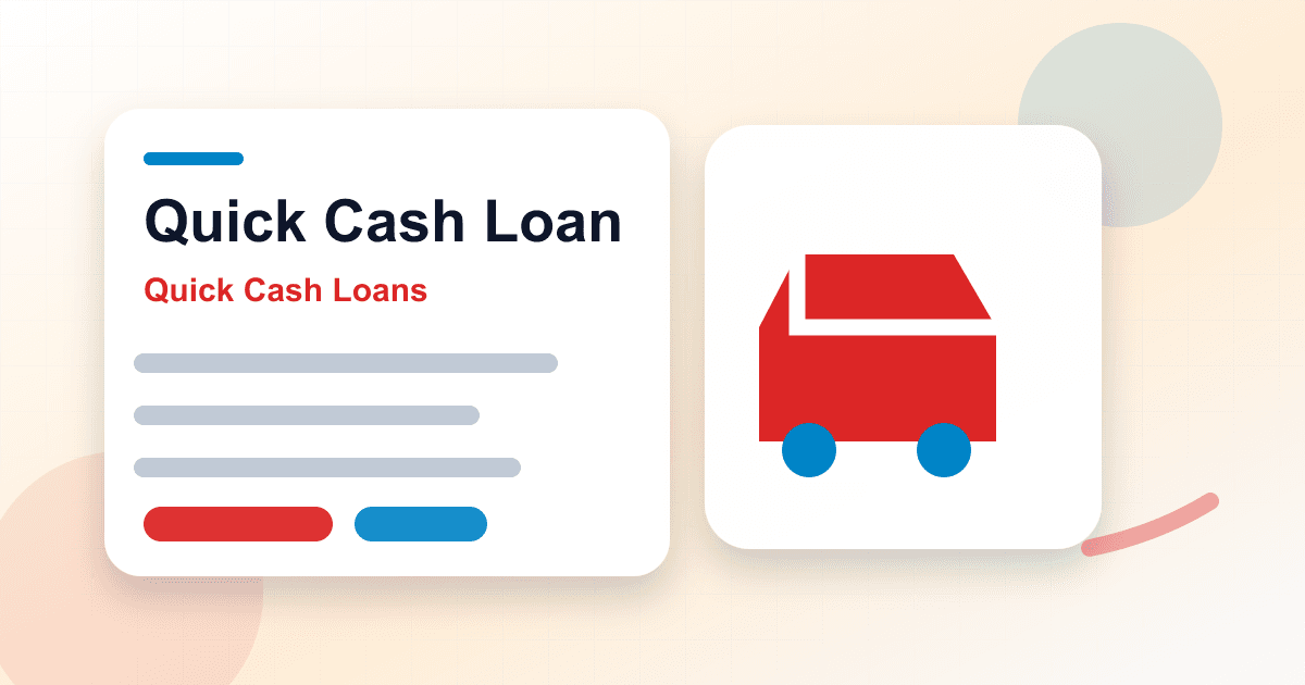 Quick Cash Loan comparison illustration for urgent expenses Quick Cash Loan comparison illustration for urgent expenses