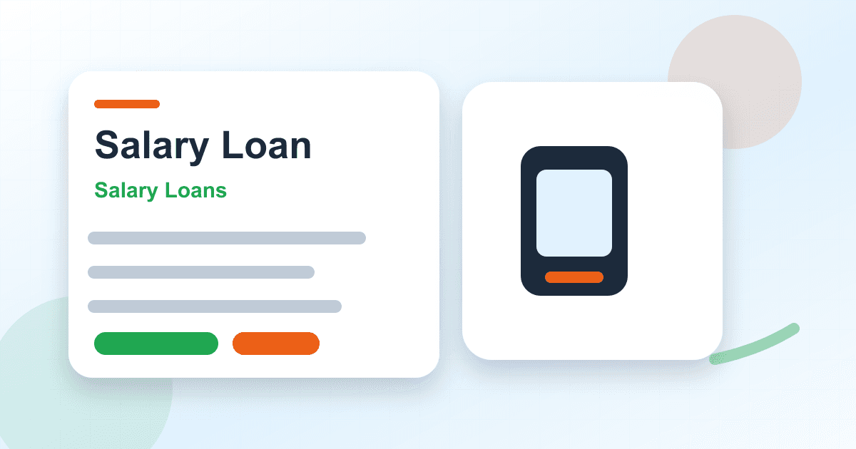 Salary Loan planning illustration for employees Salary Loan planning illustration for employees